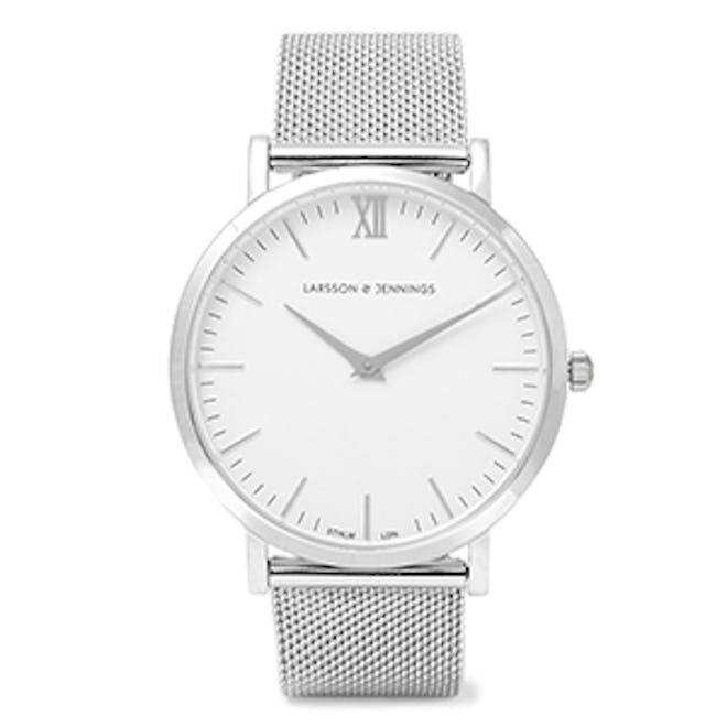 Lugano Silver-Plated Watch