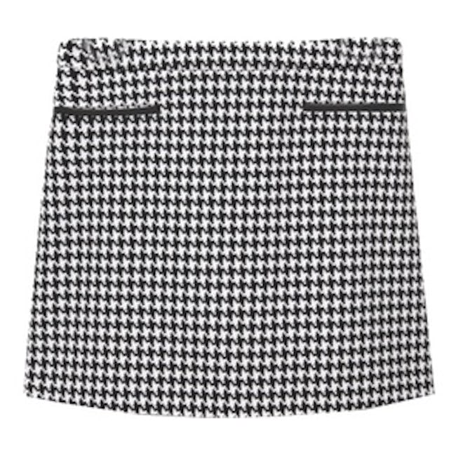 Houndstooth Skirt