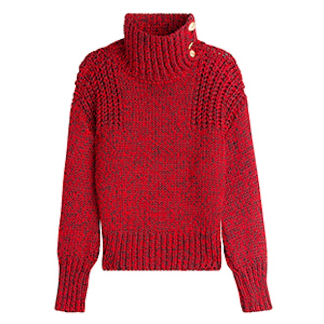 Turtleneck Pullover with Wool