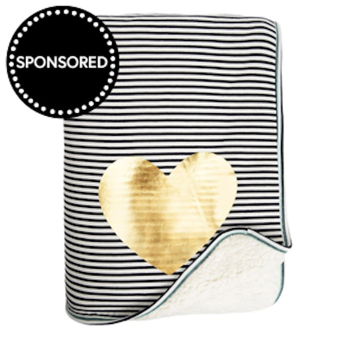 Give Joy Striped Blanket