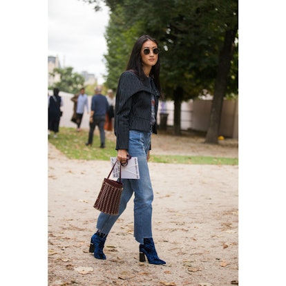 These Denim Trends Are Huge In Paris Right Now