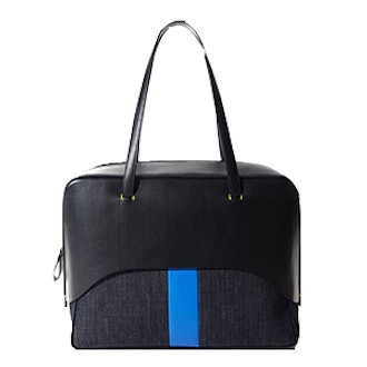 Papa Bag By Myriam Schaefer In Black And Blue