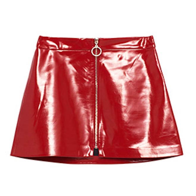 Mini Patent Finish Skirt