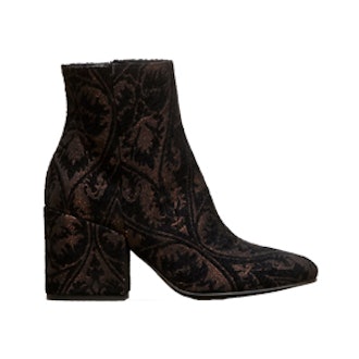 Odonna Brocade Ankle Bootie