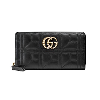 GG Marmont Zip Around Wallet