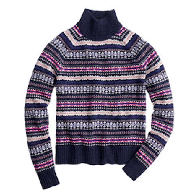 Fair Isle Turtleneck Sweater