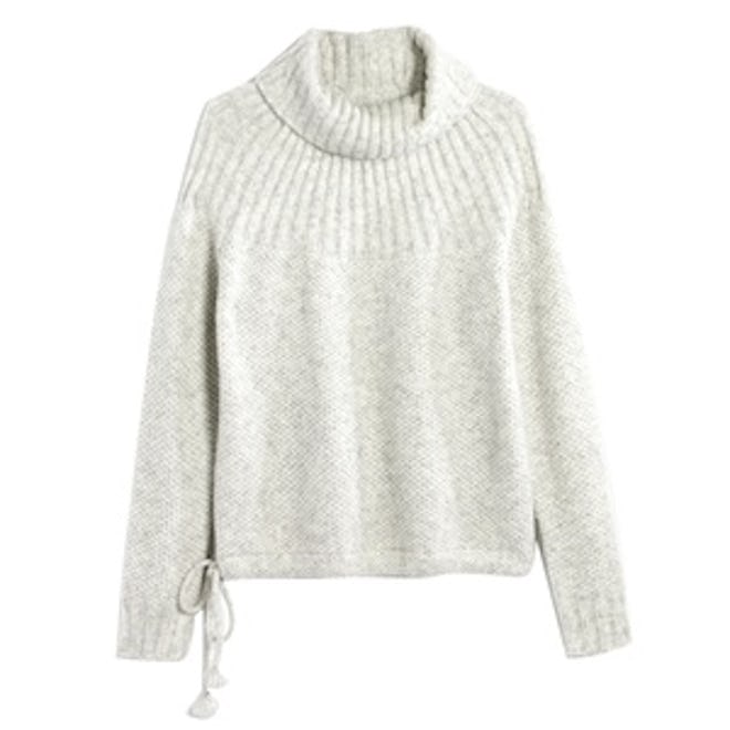 Snowbound Drawstring Pullover Sweater