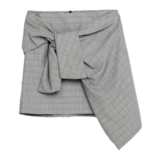 Mini Skirt With Knot