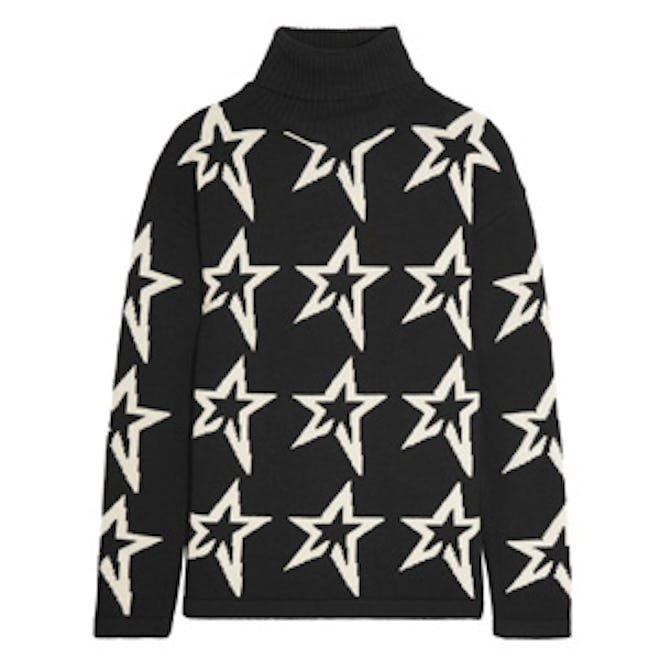 Stardust Intarsia Turtleneck Sweater