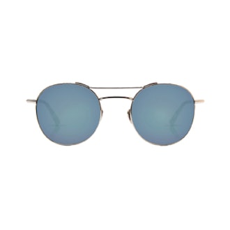 Orleans Titanium + Blue Steel Sunglasses