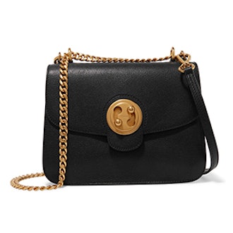Mily Textured-Leather and Suede Shoulder Bag
