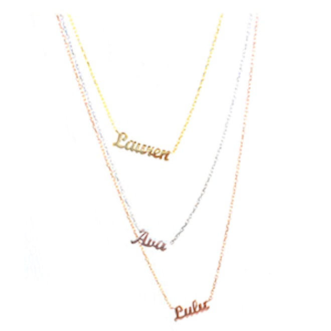 Tiny Name Necklace