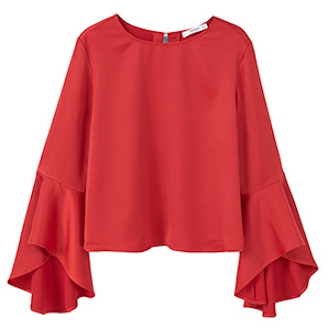 Flared Sleeve Blouse