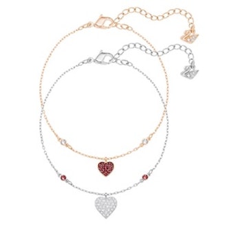 Crystal Wishes Heart Bracelet Set