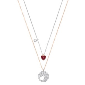Crystal Wishes Heart Pendant Set