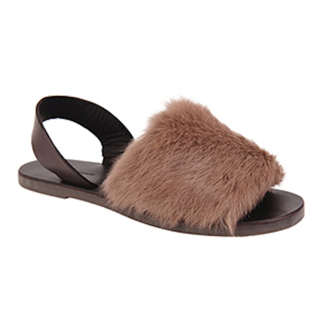 Fur Sandals