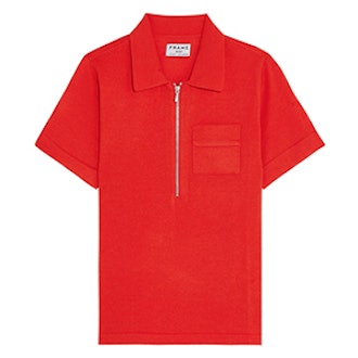Wool And Cashmere-Blend Polo Shirt