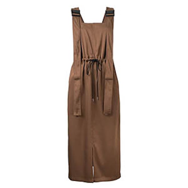 Twill Utility Pinafore Dress