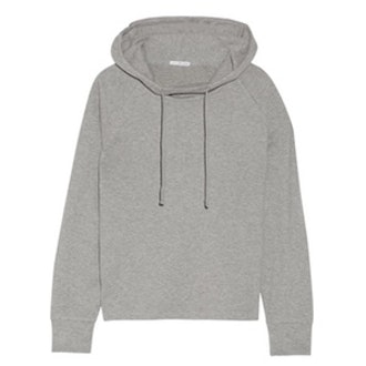 Cotton-Blend Jersey Hooded Top