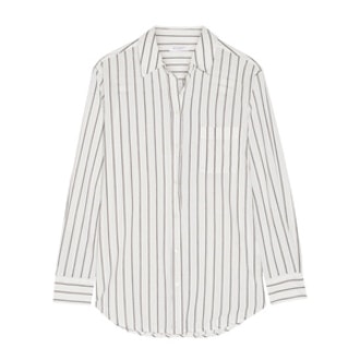 Kenton Striped Cotton-Poplin Shirt