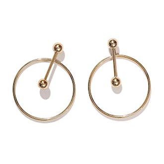 Ivo Gold Open Circle Ear Jackets