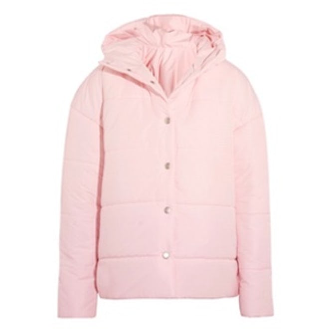 Bubblegum Princess Oversized Quilted Shell Jacket