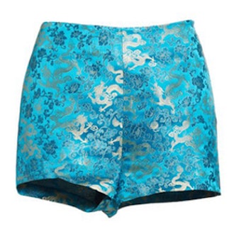 Silk Brocade Hot Shorts