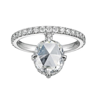 June Rose Cut Engagement Ring