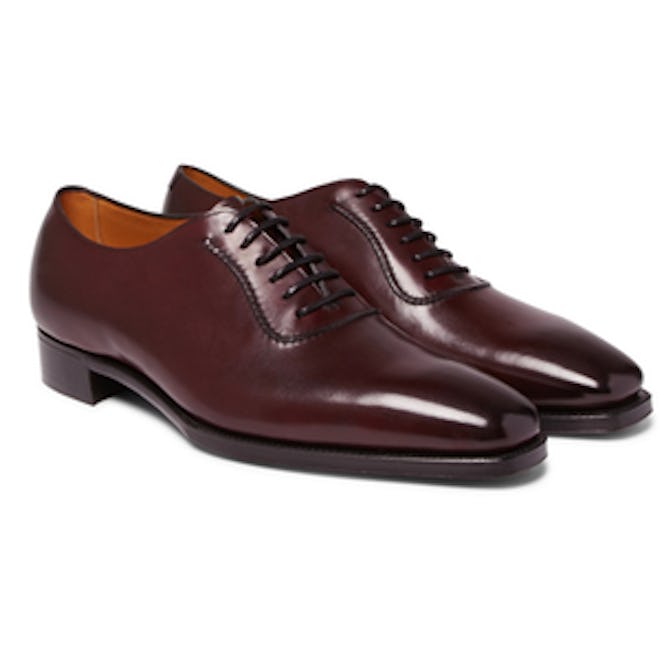 Westbury Burnished-Leather Oxford Shoes