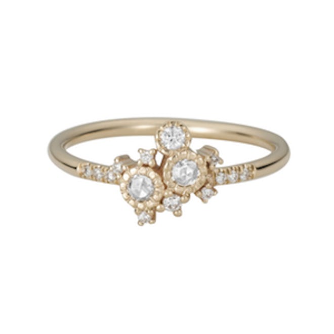 Diamond Cluster Ring