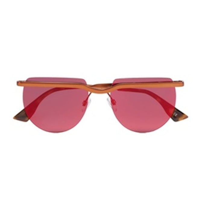 Mafia Moderne Copper-Tone Sunglasses