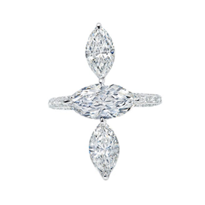 3-Stone Marquise Diamond Ring