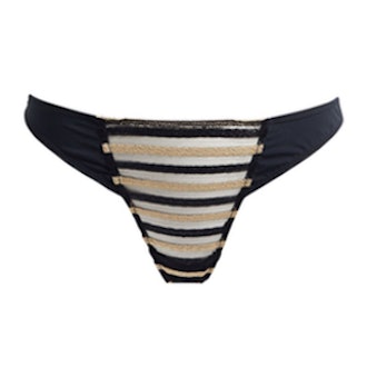 Harper Thong in Licorice Noir