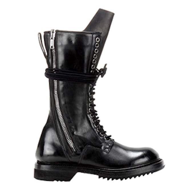 Leather Combat Boots