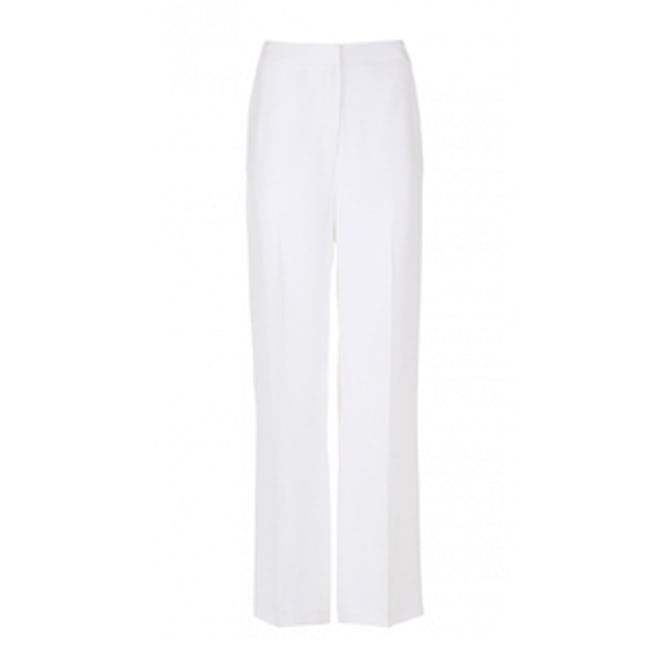 Silk Straight-Leg Pants