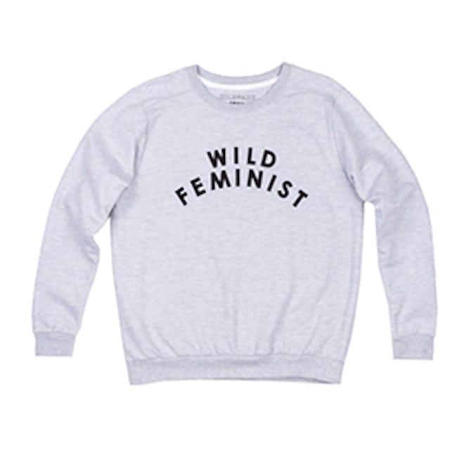 Wild Feminist Applique Crew