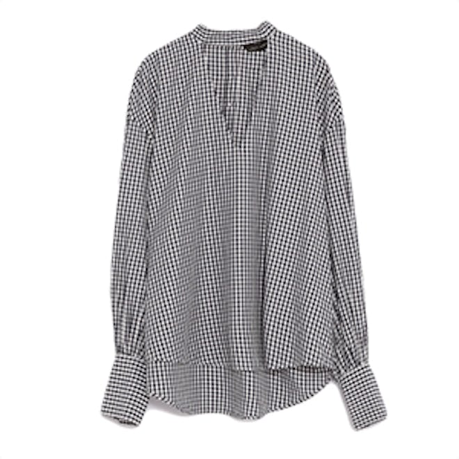 Gingham Check Top