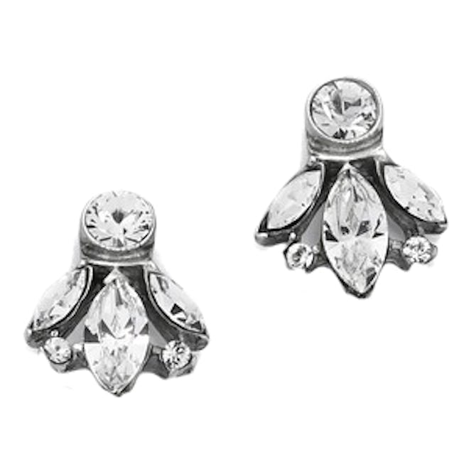 Ben-Amun Crystal Stud Earrings