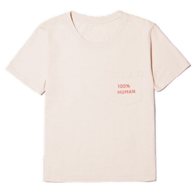 The Human Woman Cotton Box Tee in Small Print