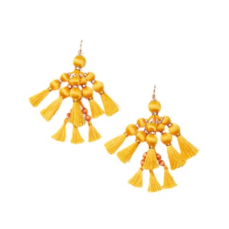 Kate Spade Tassel Statement Earrings