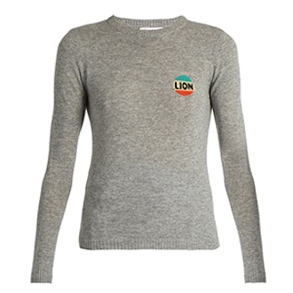 Lion Cashmere-Blend Sweater