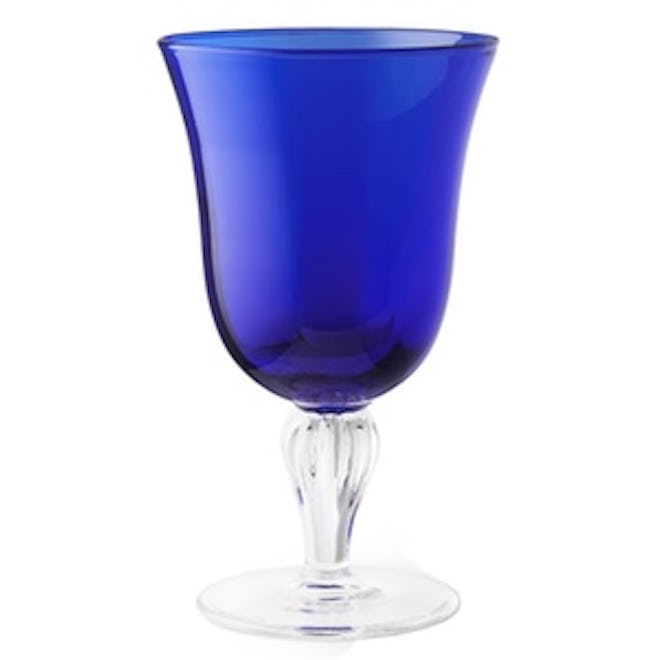 AERIN Blue Goblets, Set of 4