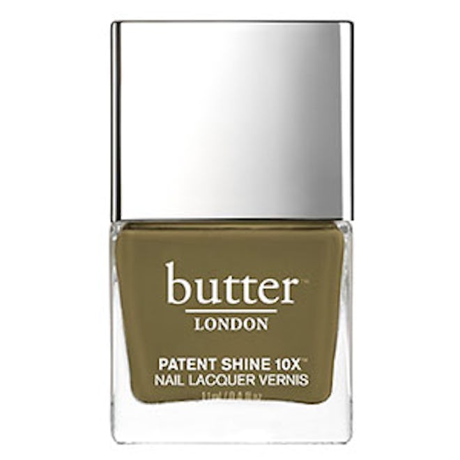 Patent Shine Nail Lacquer In British Khaki