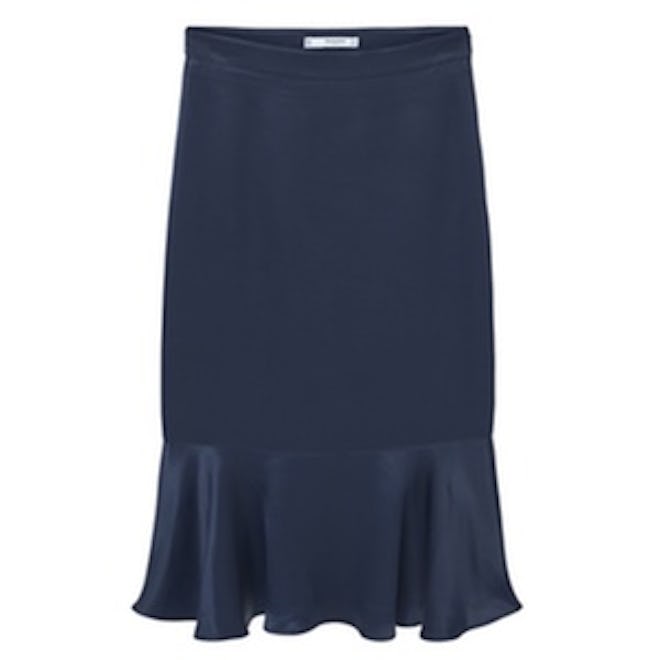 Fluted Hem Skirt