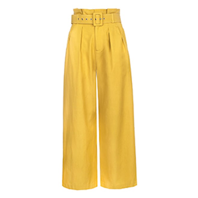 Paperbag Belted Waist Pants