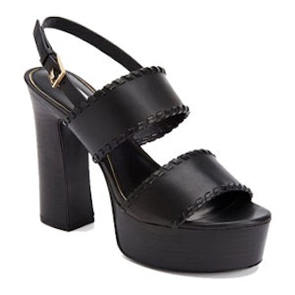 Halina Leather Platform Sandals