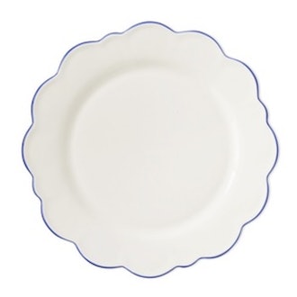 AERIN Scalloped Dinner Plates, Set of 4