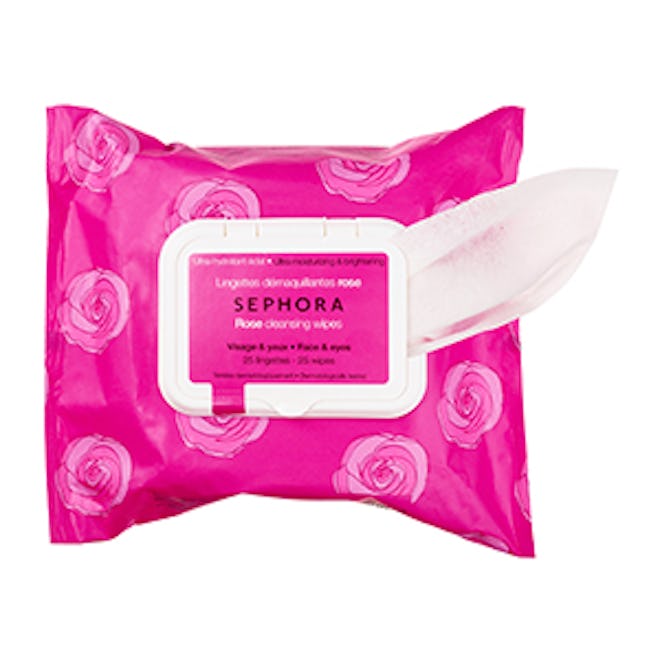 Cleansing & Exfoliating Wipes in Rose