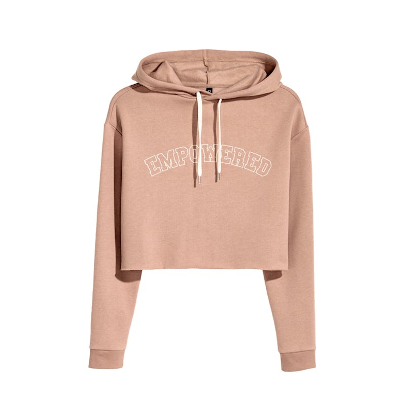 Short Hooded Sweatshirt