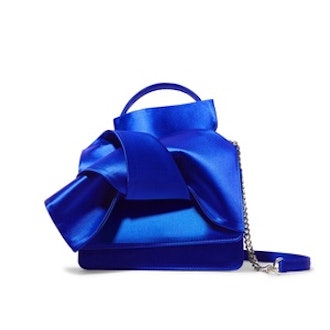 Knot Satin Shoulder Bag